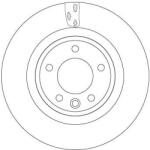 TRW Brzdový kotúč TRW DF6956S (DF6956S)