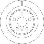 TRW Brzdový kotúč TRW DF6755 (DF6755)