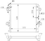 NRF Chladič motora NRF 550018 (550018)