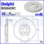 DELPHI Brzdový kotúč DELPHI BG9429C (BG9429C)