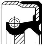 CORTECO Tesniaci krúżok hriadeľa pomocného pohonu CORTECO 12029761 (12029761)