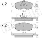 METELLI Sada brzdových platničiek kotúčovej brzdy METELLI 22-0802-0 (22-0802-0)