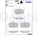 DELPHI Sada brzdových platničiek kotúčovej brzdy DELPHI LP3904 (LP3904)
