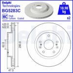 DELPHI Brzdový kotúč DELPHI BG5283C (BG5283C)
