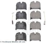 BLUE PRINT Sada brzdových platničiek kotúčovej brzdy BLUE PRINT ADU174257 (ADU174257)