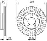 Bosch Brzdový kotúč BOSCH 0 986 479 A42 (0 986 479 A42)