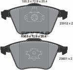 TEXTAR Sada brzdových platničiek kotúčovej brzdy TEXTAR 2391202 (2391202)