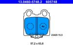 ATE Sada brzdových platničiek kotúčovej brzdy ATE 13.0460-5748.2 (13.0460-5748.2)