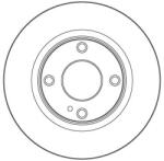 TRW Brzdový kotúč TRW DF6568 (DF6568)