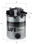 UFI Palivový filter UFI 24.061. 01 (24.061.01)