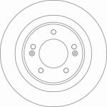 TRW Brzdový kotúč TRW DF6599 (DF6599)