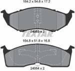 TEXTAR Sada brzdových platničiek kotúčovej brzdy TEXTAR 2495301 (2495301)