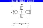 ATE Súprava príslušenstva, obloženie kotúčovej brzdy ATE 13.0460-0522.2 (13.0460-0522.2)