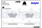DELPHI Klocki Ham. Bmw 3 E30 Tyl (lp442)