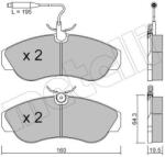 METELLI Sada brzdových platničiek kotúčovej brzdy METELLI 22-0155-0 (22-0155-0)