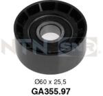 SNR Vratná/vodiaca kladka rebrovaného klinového remeňa SNR GA355.97 (GA355.97)