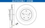 ATE Brzdový kotúč ATE 24.0118-0166.1 (24.0118-0166.1)