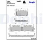 DELPHI Klocki Ham. Fiat 124 Spider 16- (lp3388)
