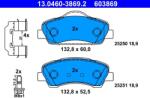 ATE Sada brzdových platničiek kotúčovej brzdy ATE 13.0460-3869.2 (13.0460-3869.2)