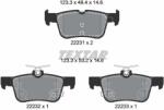 TEXTAR Sada brzdových platničiek kotúčovej brzdy TEXTAR 2223103 (2223103)