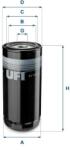 UFI Olejový filter UFI 23.106. 01 (23.106.01)