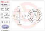 BREMBO Brzdový kotúč BREMBO 08. B602.1X (08.B602.1X)