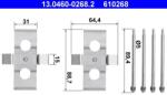 ATE Súprava príslušenstva, obloženie kotúčovej brzdy ATE 13.0460-0268.2 (13.0460-0268.2)