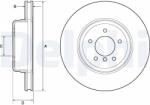 DELPHI Tarcza Ham. Bmw 5 E60 03- (bg9163c)