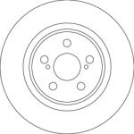 TRW Brzdový kotúč TRW DF4641 (DF4641)
