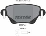 TEXTAR Sada brzdových platničiek kotúčovej brzdy TEXTAR 2355701 (2355701)