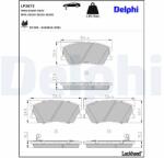 DELPHI Sada brzdových platničiek kotúčovej brzdy DELPHI LP3673 (LP3673)