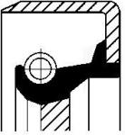 CORTECO Tesniaci krúżok kľukového hriadeľa CORTECO 12011279B (12011279B)