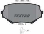 TEXTAR Sada brzdových platničiek kotúčovej brzdy TEXTAR 2331401 (2331401)