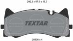 TEXTAR Sada brzdových platničiek kotúčovej brzdy TEXTAR 2583801 (2583801)