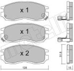 METELLI Sada brzdových platničiek kotúčovej brzdy METELLI 22-0224-0 (22-0224-0)