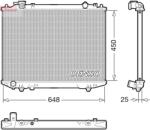 DENSO Chladič motora DENSO DRM10117 (DRM10117)