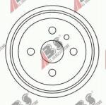 A. B. S Fékdob Opel Astra F Kadett - allegro - 6 770 Ft