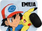  Egérpad az Ön nevével Pokemon Pikachu Ash mese (Sublistudio)