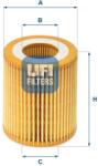 UFI Olejový filter UFI 25.049. 00 (25.049.00)