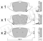 METELLI Sada brzdových platničiek kotúčovej brzdy METELLI 22-1397-0 (22-1397-0)