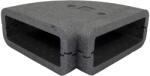 Dalap Szigetelés szögletes PVC vízszintes könyökidomhoz 90°, 204x60 mm (4005)
