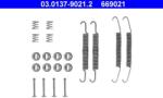ATE Súprava príslušenstva, brzdové čeľuste ATE 03.0137-9021.2 (03.0137-9021.2)