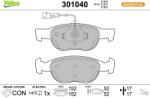 VALEO Sada brzdových platničiek kotúčovej brzdy VALEO 301040 (301040)