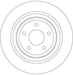 TRW Brzdový kotúč TRW DF6872 (DF6872)