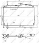 NRF Chladič motora NRF 53364 (53364)