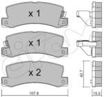 CIFAM Sada brzdových platničiek kotúčovej brzdy CIFAM 822-161-0 (822-161-0)