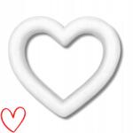 Loveart Hungarocell szív 17cm LoveArt nagy díszítéshez, decoupage, Valentin nap (LVS17)