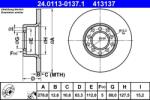 ATE Brzdový kotúč ATE 24.0113-0137.1 (24.0113-0137.1)