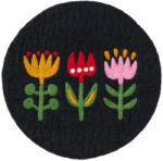 Klippan nemezelt edényalátét tulipán (590932)