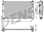 DENSO Chladič motora DENSO DRM45023 (DRM45023)